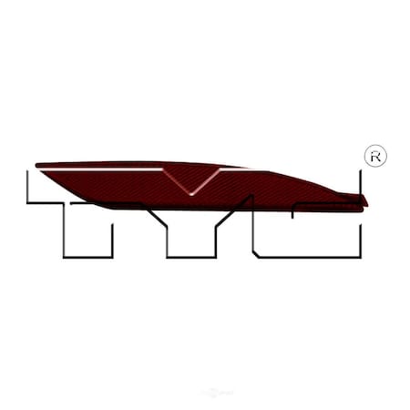 Tyc Capa Certified Reflector Assembly 17-0297-00-9