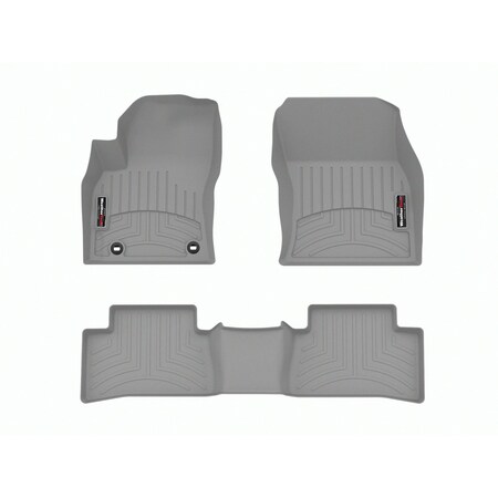 Weathertech Grey, Front and Rear Floorliners 461830-1-2