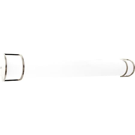 Westgate LED VANITY MODEL E 48in 34W 3500LM C90 3CCT 30/40/50K, PC LENS, ES, 3000K/3500K/4000K LVE-48-MCT-BN