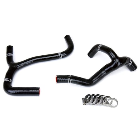 Hps Performance High Temp Reinforced Silicone Radiator Coolant Hose Kit, Black,  57-1238-BLK