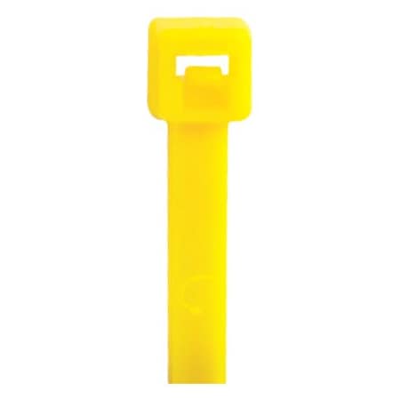 Partners Brand Cable Tie, 14 in L, Yellow, Nylon, 50 lb Strength, 1000 PK CT145C