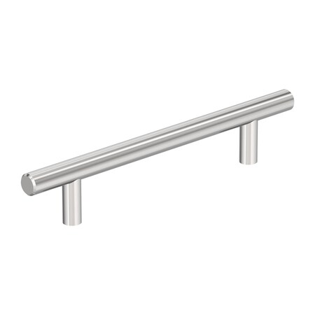 Amerock Bar Pulls Hollow 5-1/16 inch (128mm) Center-to-Center Polished Chrome Cabinet Pull, 10PK 10VMP3724226