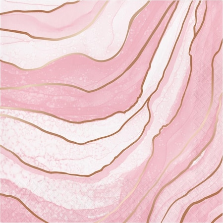Omg Rose All Day Geode Napkins, 16PK OM1574738