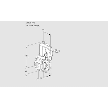 Honeywell Kromschroder VAS225/-R/NKGR KS88015069