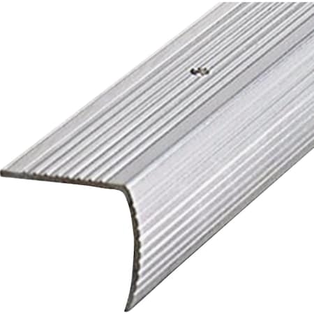 M-D Building Products Building Products 1-1/8'' X 1-1/8'' X 36'' Silver Aluminum Stair Edging w/ Screw Nails 78022