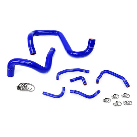 Hps Performance High Temp Reinforced Silicone Radiator and Heater Coolant Hose Kit, Blue,  57-1285-BLUE