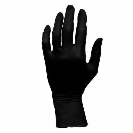 Safety Zone Nitrile Powder Free 5 mil Exam Gloves - Black, XS - Case of 1000 GL-N105FXS