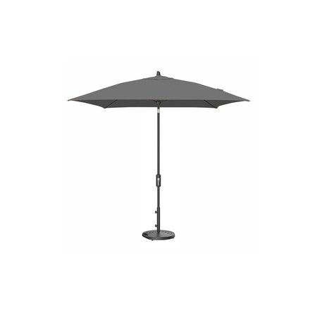 Treasure Garden 7.5 ft Square Patio Umbella, aluminum, fiberglass ribs, outdoor, Cast Slate UM847SQ-09 40434 Cast Slate