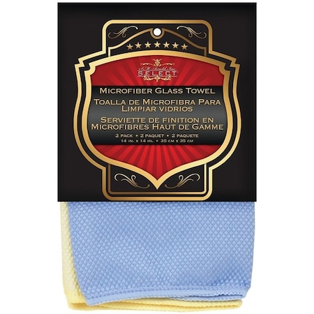 Sm Arnold Cleaning Towel, Microfiber Cloth, Blue/Yellow 25-862