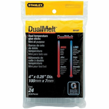 Stanley Glue Stick, Clear, 5 in L GS10DT