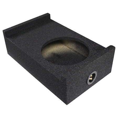 Hi-Tec Single 10 in. Universal Downfire or Behind the Seat Emplty Enclosure HI845028