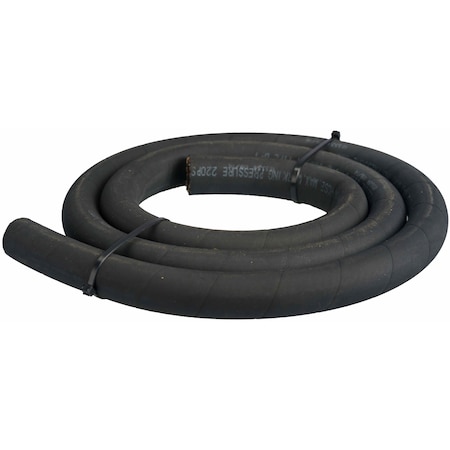 Groz DEF Inlet EPDM Hose, 6' x 3/4" Internal Diameter, For Tote Only 47522