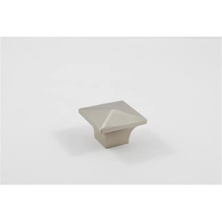Procomfort Square Cabinet Knob, Satin Nickel PR119376