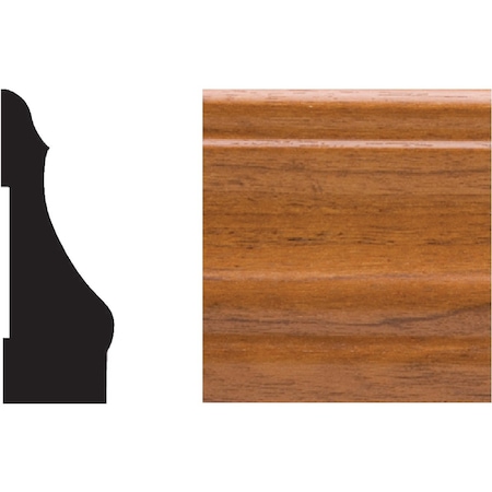 Royal 9/16'' W.x2-1/4'' H.x7 ' L. Gunstock PVC Interior Colonial Casing 5074295