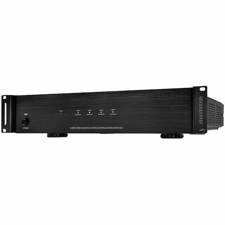 Monoprice 4-Zone 6 Source 8ch Home Audio Multizone Controller and Amplifier Kit 44519