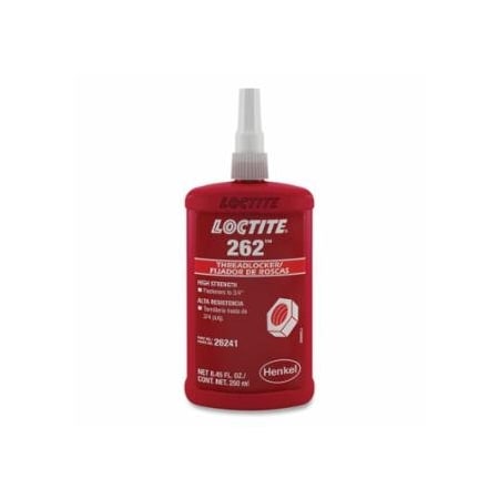 Loctite 262, Threadlocker, Medium to High Strength, 10 ml, Red 442-231926