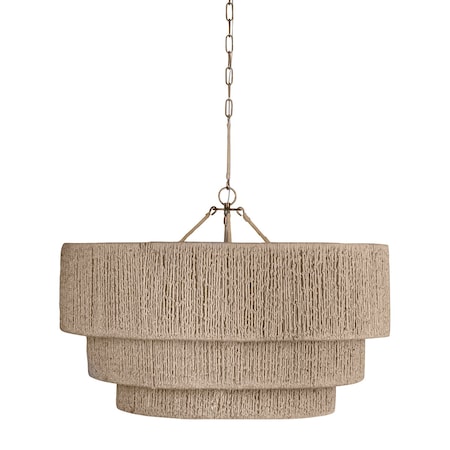 Troy Lighting Reza 1 Light Chandelier, Patina Brass, 34 In x 33.25 In F5934-PBR