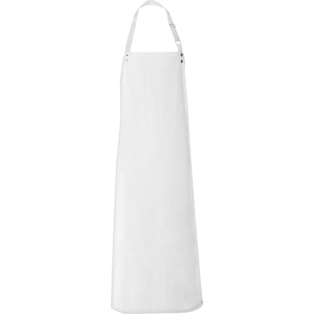 Ironwear Waterproof PVC Apron w/ Waist Straps and Adjustable Neck Strap, White 9229-W