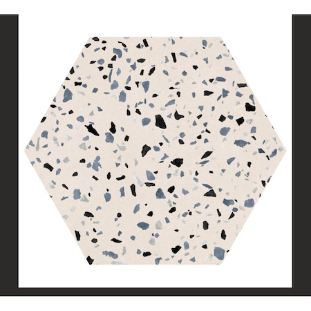 Andova Tiles SAMPLE-Kallisto 8-in. x 9-in. Hexagon Terrazzo Matte Porcelain Wall & Floor Tile SAM-ANDKALL1237