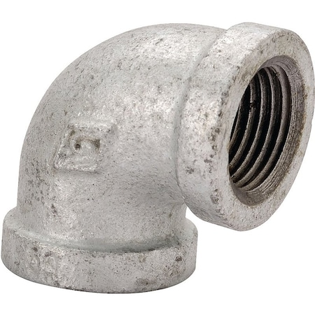 Prosource Reducing Pipe Elbow, 1 x 1/2 in, Threaded, 90 deg Angle PPG90R-25X15