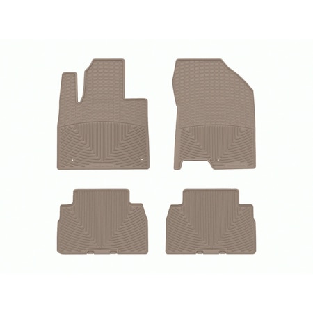 Weathertech Tan, Front and Rear All Weather Floor Mats W495TN-W496TN