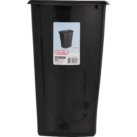 Sterilite 3 Gal. Rectangular Wastebasket 10469008