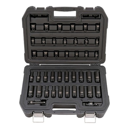 Dewalt Impact Set , Combination, 3/8in Dr, 42pcs DWMT19248