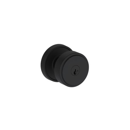 Baldwin Residential Door Knobs Keyed Entry Reversible Satin Black ENVASRRR190SMC