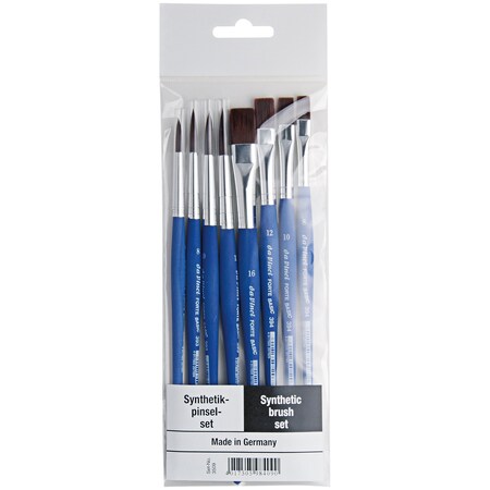 Da Vinci FORTE Basic Student Brush, Synthetic, Acrylic, Assorted, 7-Piece Set VA-3509_0