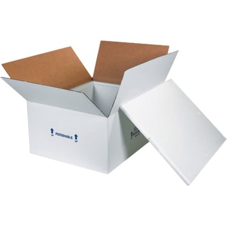 Partners Brand Insulated Shipping Kits, 26" x 19 3/4" x 10 1/2", White, 1/Case 271C