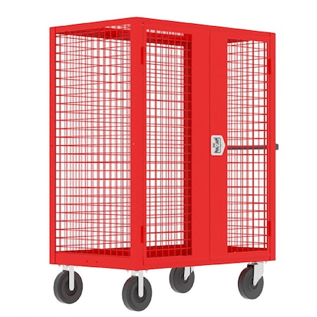 Valley Craft Security Cart, 2000 lb Capacity, 30 in W x 63 in L x F89059VCRD