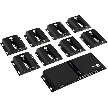 Siig EXTENDS 1080P HDMI SIGNAL UP TO 394FT OVER CAT6 CABLE TO UP TO 8 DISPLAYS, IR CO CE-H26W11-S1