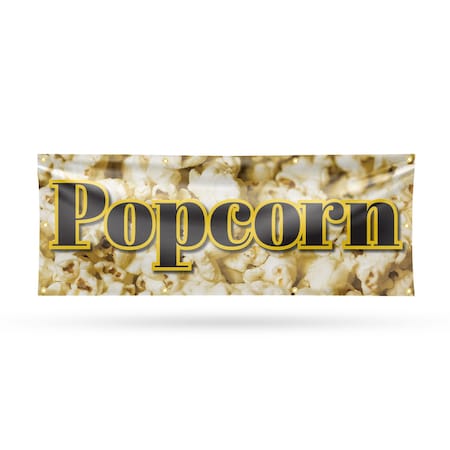 Signmission Popcorn, 36 Inch x 96 Inch, Vinyl Banner B-96-30814