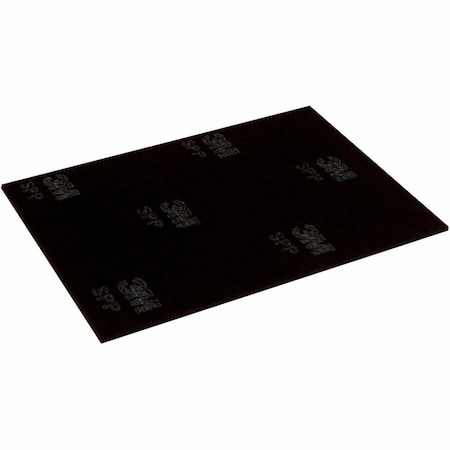 Scotch-Brite Stripping Pad, 12 In x 18 In, Maroon, PK10 SPP12X18