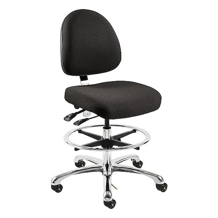 Bevco ESD Tall Fabric Tilt Chair w/Casters 9551M-E-EBF-CARD5S