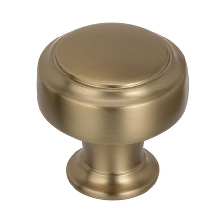 Gardencare 1.19 in. Highland Ridge Cabinet Knob - Golden Champagne GA776601