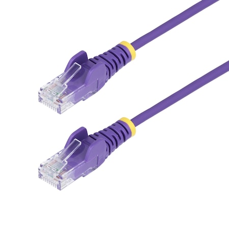 Startech.Com 20ft Purple Slim CAT6 Ethernet Cable, Snagless RJ45, 28AWG Bare Copper, LSZH N6PAT20PLS