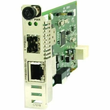 Transition Networks MEDIA CONVERTER- 10/100/1000BASE-T TO 1000BASE-X, SFP C3210-1040