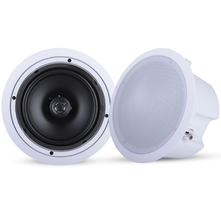 Pyle PyleCeiling Wall Mount Enclosed Speaker - 250W, 8" Full Range, Mid-Bass, Flush Mount, Pyle PDPC82 PDPC82
