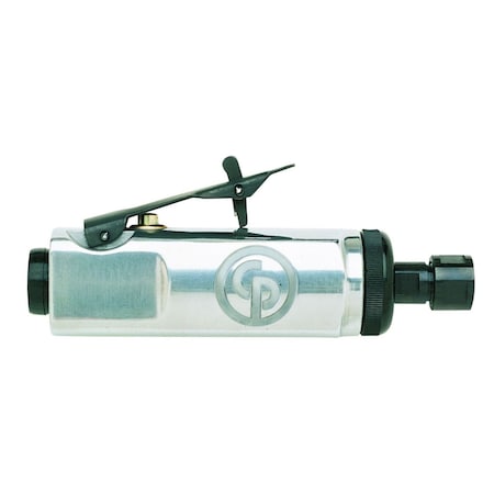 Chicago Pneumatic Straight Die Grinder, 1/4 in NPT Female Air Inlet, 1/4 in Collet, Medium Duty, 24,000 RPM, 0.5 hp CP860
