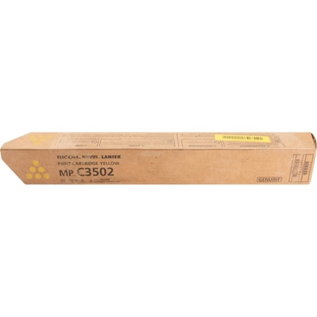 Ricoh Aficio MPC3002 Toner Cartridge, Yellow RIC841736
