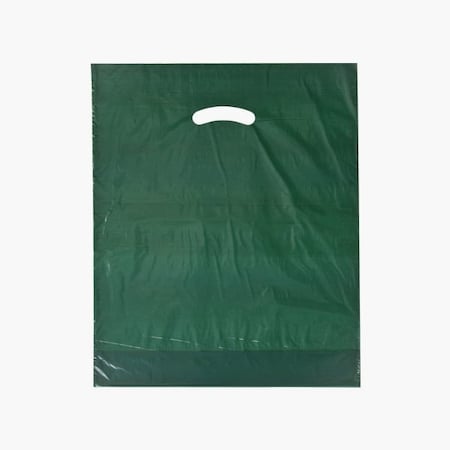 Nashville Wraps Dark Green Super Gloss 15x18x4 Plastic Bags, 1.25 mil, 500PK SG2DG