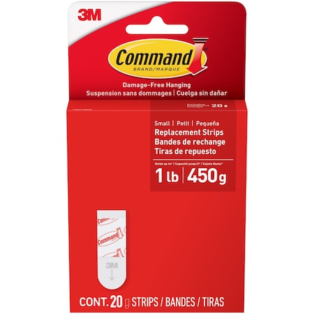 Command Small Foam Replacement Strips - 17022-20ESF, 6PK CHS17022