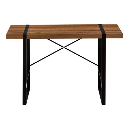 Homeroots 49" Brown and Black Computer Desk 489862
