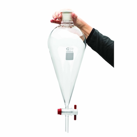 United Scientific Separatory Funnel, Glass, 2000Ml SF149-2000