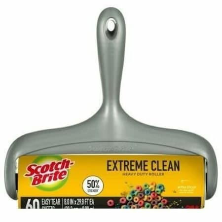 Scotch-Brite Lint Roller Refill, White, PK4 830LSRFS-60