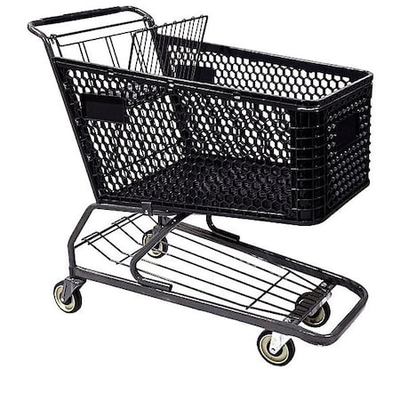 R.W. Rogers Co ShoppingCart, Plastic, 43-inL, 23-1/2inW WMP-200L-GY