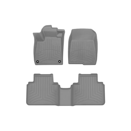 Weathertech Grey, Front and Rear FloorLiner HP 461264-1-2IM