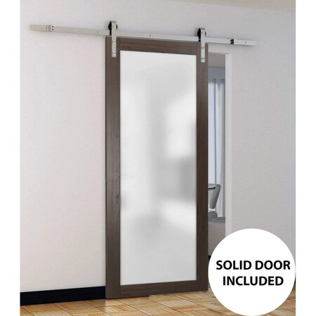 Sartodoors Sturdy Barn Door Planum 2102 Solid Core Modern Interior PLANUM2102BD-S-CA-18