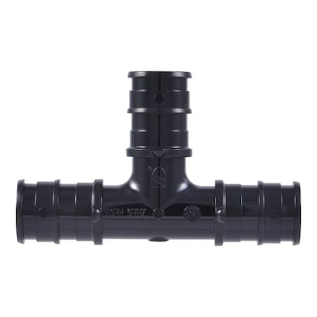 Sharkbite Expansion Reducing Tee, 1/2 in, Barb, Polysulfone, Black, 160 psi Pressure UA362A5